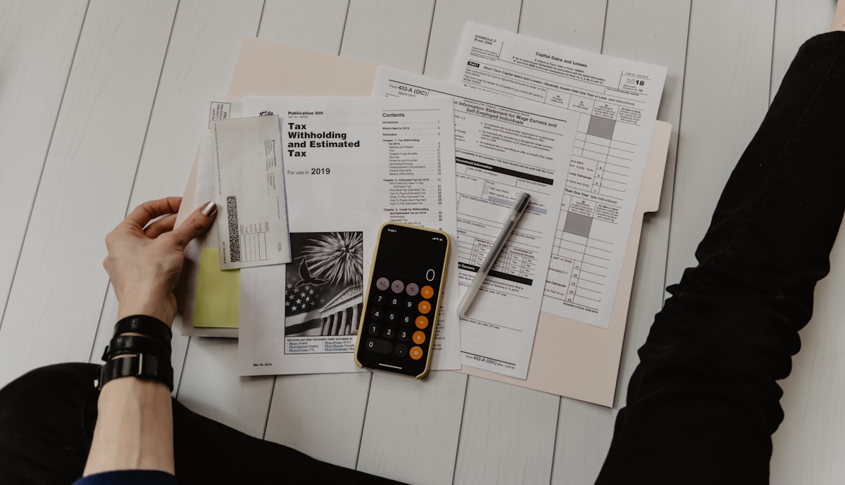 Financial professionals reviewing a real estate project